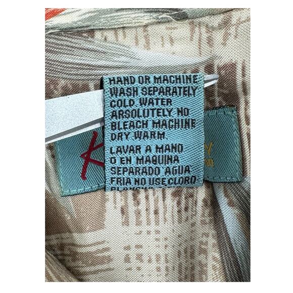 Kaylua Bay Shirt Mens Small Resortwear Hawaiian Floral Beach Tropical Vacation - Picture 3 of 5